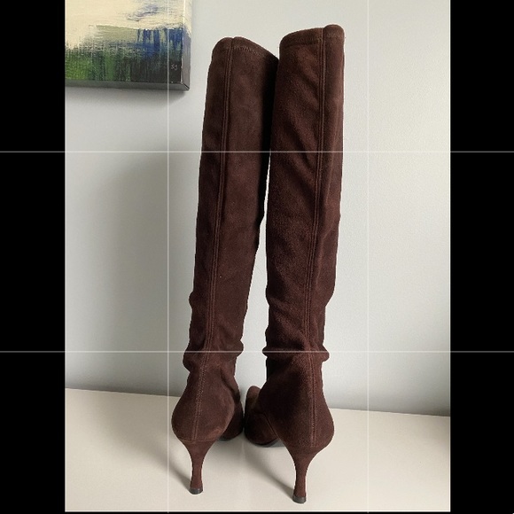 🤎Stuart Weitzman Suede Pointed-Toe Knee-High Boots🤎 - Picture 6 of 16